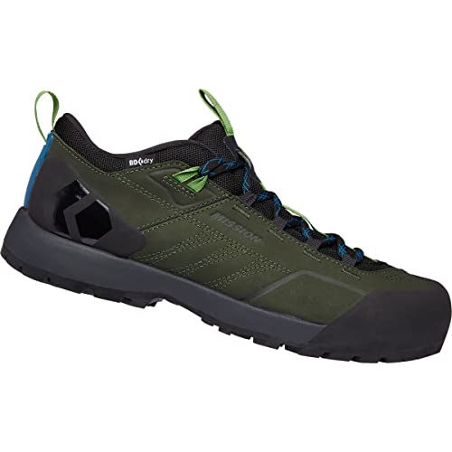 Black Diamond Equipment Men's Mission Leather Low Wp Approach Shoes - Cypress-Black - 9