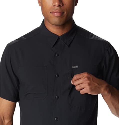Columbia Men's Silver Ridge Utility Lite Short Sleeve, Black, X-Large #TOP3