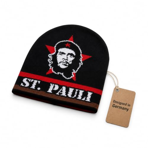 Generisch St. Pauli Che Guevara 1910 - Gorro de lana, amarillo, 59