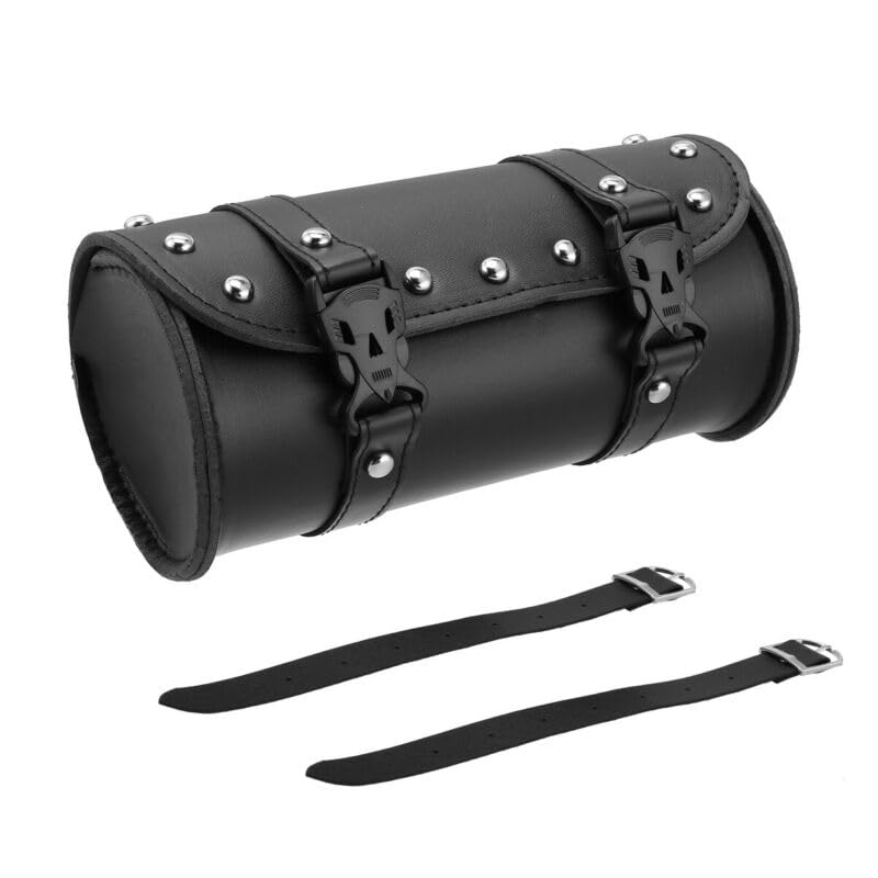 Bolsa para horquilla de moto en cuero PU 8x3.8 in