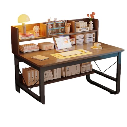 WIOLE�w�K�� �׋��� �� ��̌^�̃f�X�N�Ɩ{�I ���I�t�� �w�Z�p��Ƒ� ��100/120/140cm �ȃX�y�[�X �g���ȒP ���[����[ ���ցA�Q���A���ݏZ��ɍœK (�_�[�N�E�H���i�b�g + �u���b�N�t���[��,100*50*72cm)