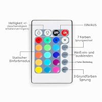 ACONDE 3 meter LED Streifen, USB LED Streifen Lichter mit 24 Tasten Fernbedienung, TV Hintergrundbeleuchtung – Ansicht 3