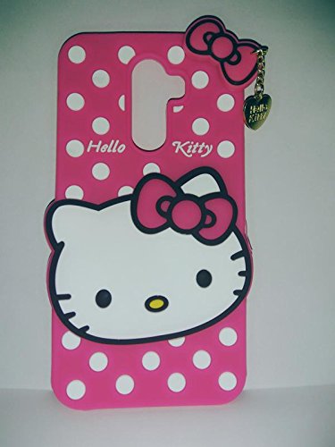 Aarnik Cute Soft Kitty Back Cover for Lenovo K8 Note- Pink