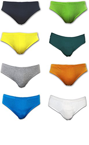 Andrew Scott Sports Briefs 6-pack,Assorted Colors, X-Large