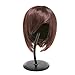 MyGift Freestanding Black Metal Hat Stand and Wig Holder, Dome Shaped Wire Hat Holder Stand