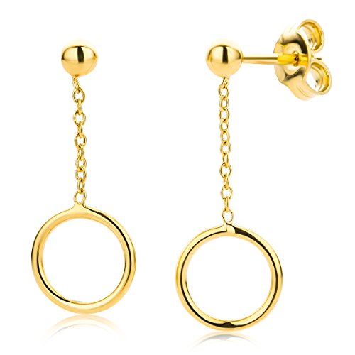Preisvergleich Produktbild Miore Damen Gelbgold Ohrhänger Ohrringe 9KT (375)