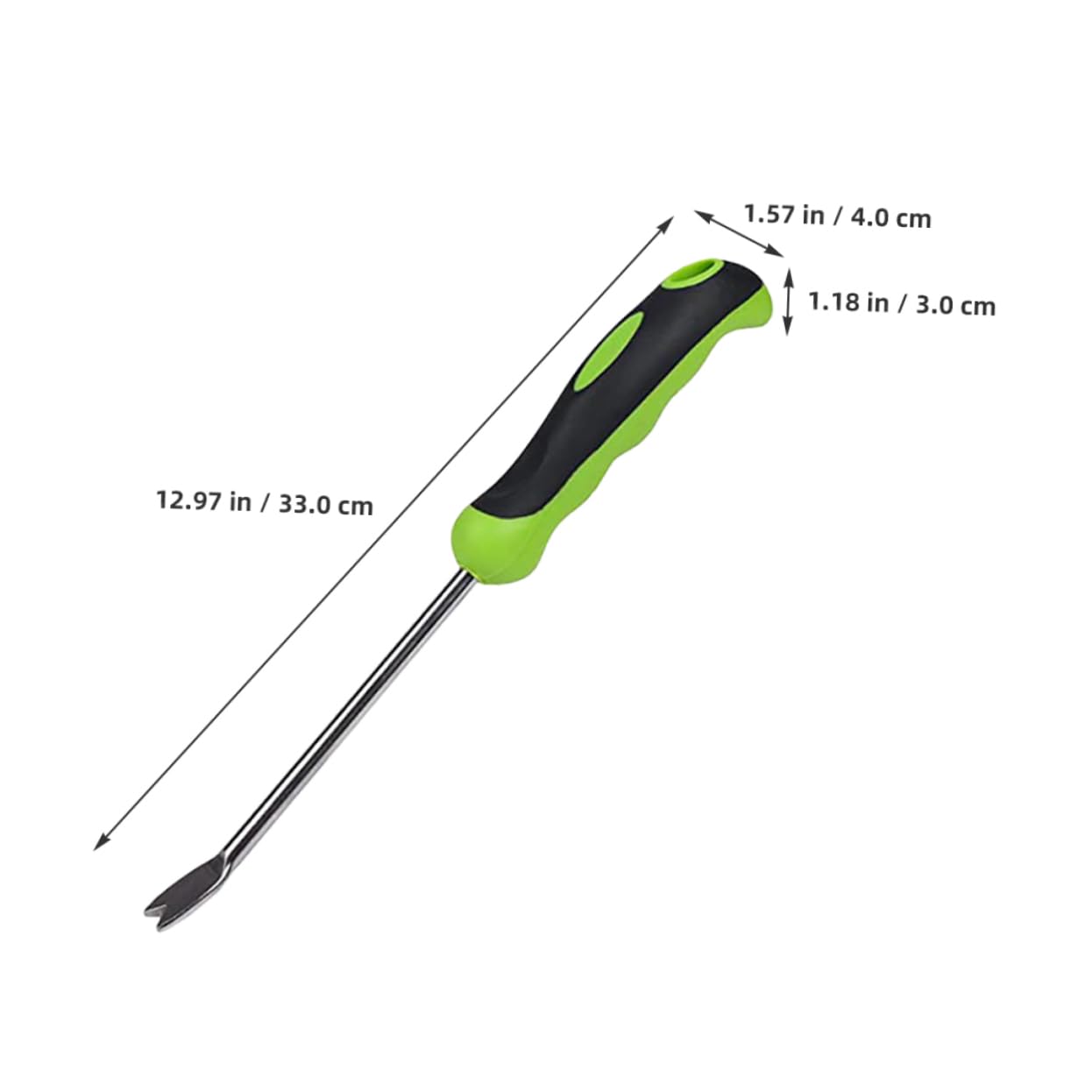 HOMSFOU 4pièces Outil De Désherbage Manuel Outil De Jardinage Ergonomique pour Retrait Mauvaises Et Entretien De Jardin pour Utilisation Domestique Et Agricole