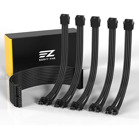 EZDIY-FAB Rallonge de câble PSU Cover