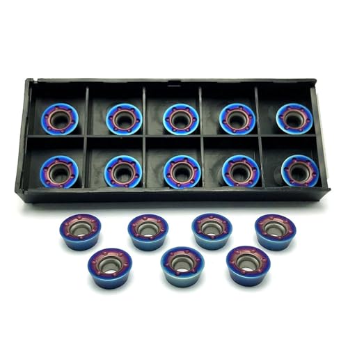 Herramientas de Torneado Carburo con Recubrimiento Azul RPMT08T2 miniatura 1
