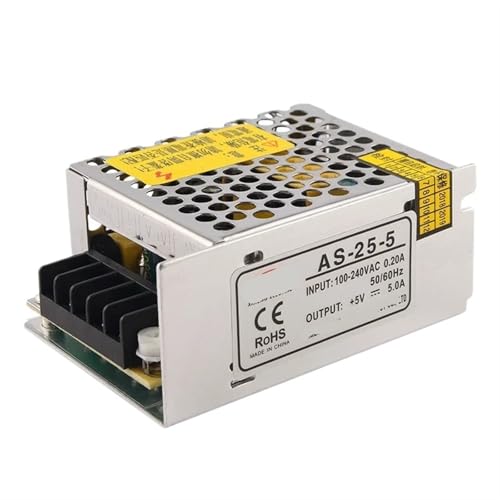 Alimentation à découpage AS-25-5 5V 5A de 25W pour armoires électriques