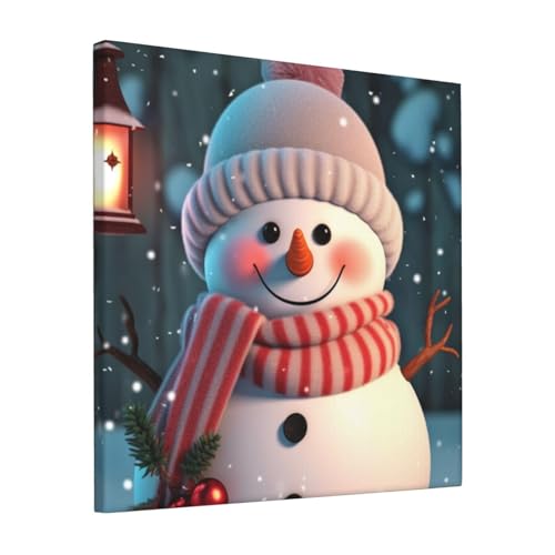 Impression toile bonhomme de neige pour une touche de magie hivernale