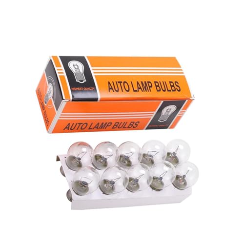 Leediga LEE222 Pack Of 10 Brake Marker Bulb, Super Bright Light Tail Light Replacement, Car Brake Bulb cover