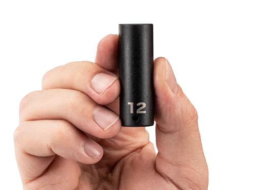 Image of TEKTON 1 /4 Inch Drive x 12 mm Deep 6-Point Impact Socket | SID03112