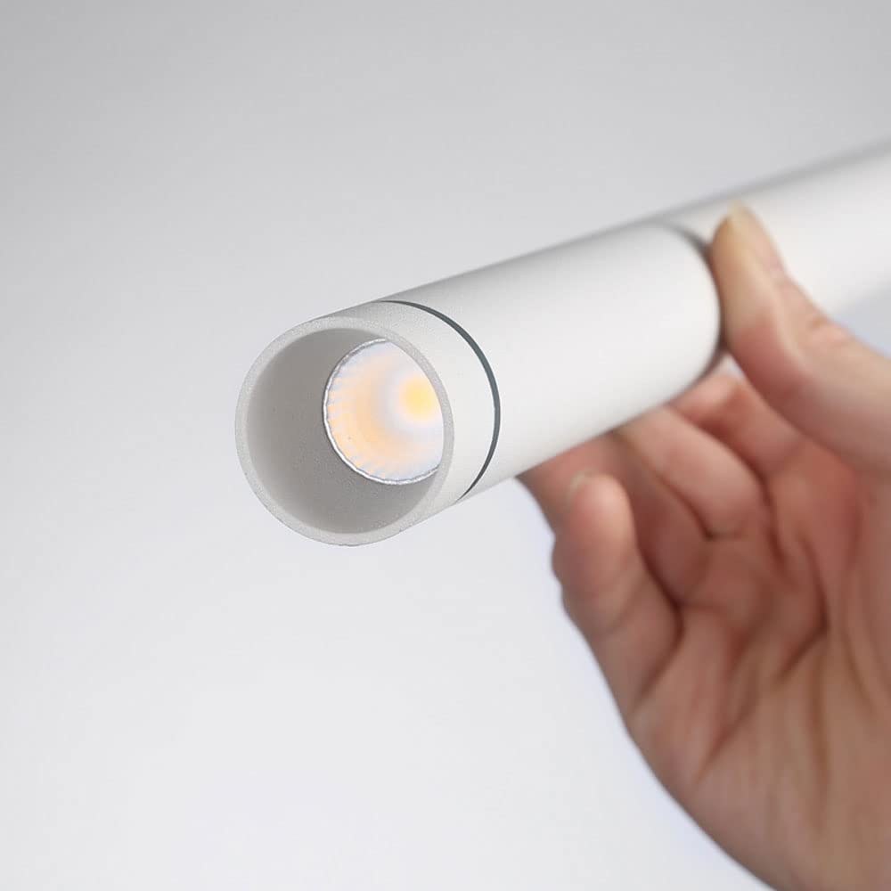 Ultracienka lampa ścienna z długą rurką, lampy wiszące z czarnymi metalowymi paskami, nowoczesne diody LED, liniowa lampa wisząca na stolik nocny, dekoracyjne lampy wiszące, nordyckie, proste