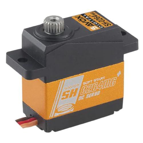 Image of Savox Micro Digital Servo Plus 1.2kg@6V 0.06Sec Heli/Parkfly SAV-SH0264MG+