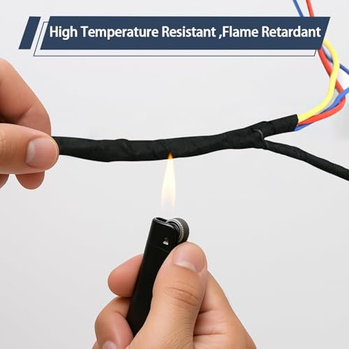 Image of 3 Rolls Wiring Harness Cloth Tape 1 Inch x 66 FT Per Roll Heat Wear Resistant Tape Easy to Tear and Stick by Hand, Suitable for Isolation and Noise Reduce Wrapping of Engine Wiring Harnesses