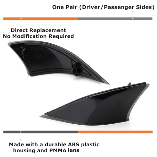 Image of iJDMTOY Rear Bumper Reflector Lenses For Lexus 2014-20 IS250 /IS300 /IS350 /IS