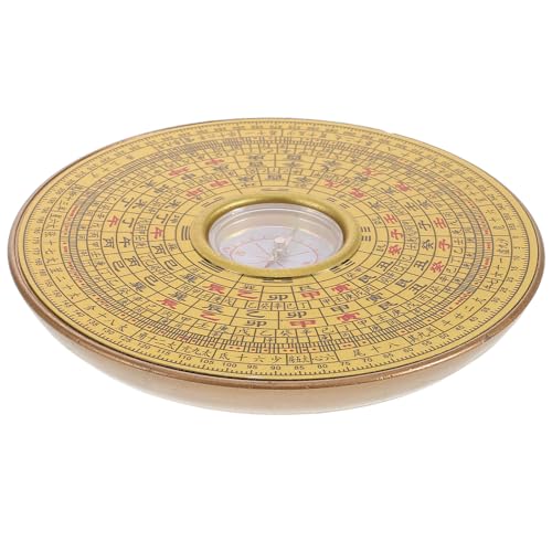 Brújula Feng Shui portátil de aleación pequeña tradicional miniatura 1