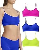 Risalti Reggiseno Senza Ferretto Spalla Stretta 3 pz - Bralette Donna Senza Cuciture ed Etichette, Reggiseno Donna in Microfibra Elasticizzata, Brassiere, Top Morbido, Intimo - Made in Italy