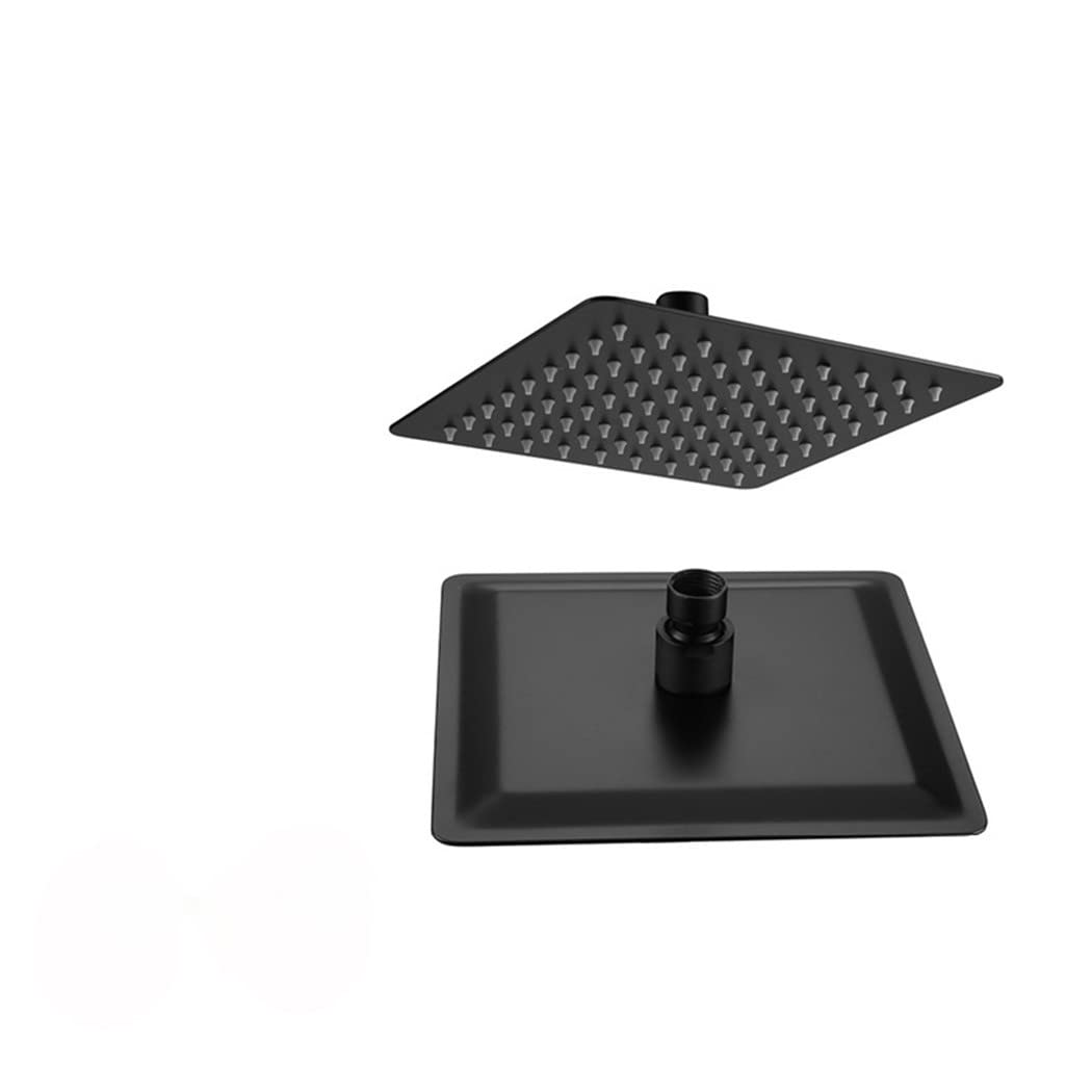 Pommeau de douche ultra fin en acier inoxydable 40 cm ou 30 cm pour douche italienne