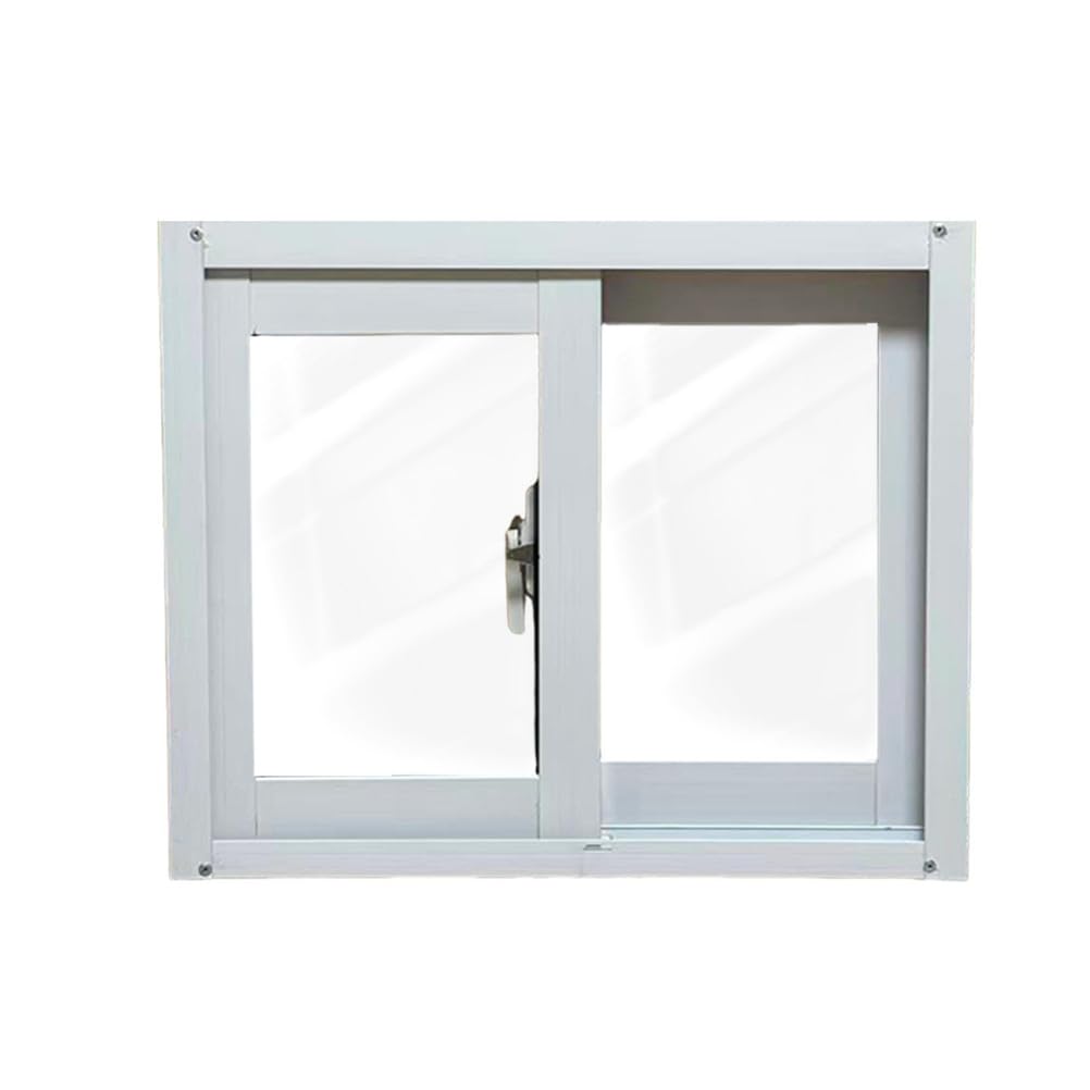 Fenêtre coulissante en aluminium 40x60 cm double vitrage pour isolation sous-sol