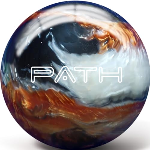 Pyramid polyester bowling ball with basic drilling options