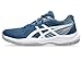 ASICS Kid's Upcourt 6 Grade School Volleyball Shoes, 4.5, MAKO Blue/White