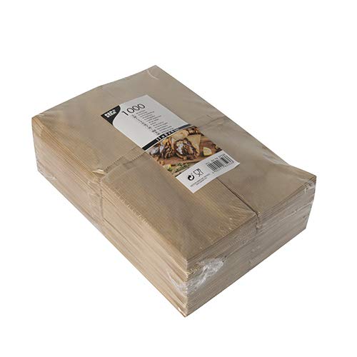 PAPSTAR 1000 Wrap-Tüten 11 cm x 8 cm x 4 cm braun, Sie erhalten 1 Packung, Packungsinhalt: 1000 Stück