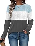 Le modèle de pull Cuptacc pour femmes se distingue par son col rond classique,qui offre non seulement un confort optimal mais aussi une apparence épurée.Sa coupe décontractée et ample garantit une sensation de détente lors du port.La partie poitrine contrastée souligne la haute qualité de fabrication et confère au pull une élégance moderne.
