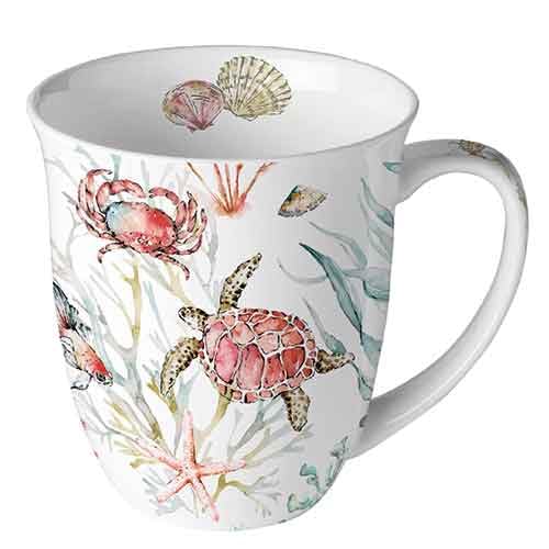 Ambiente Tazza in porcellana ca. 400 ml tazza Bone China Mug per tè o