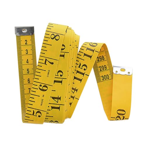 Flexible Fiber Measuring Tape 10FT Soft Sewing Ruler with Clear Marking for Craft Soft PVC Sewing Measuring Tape