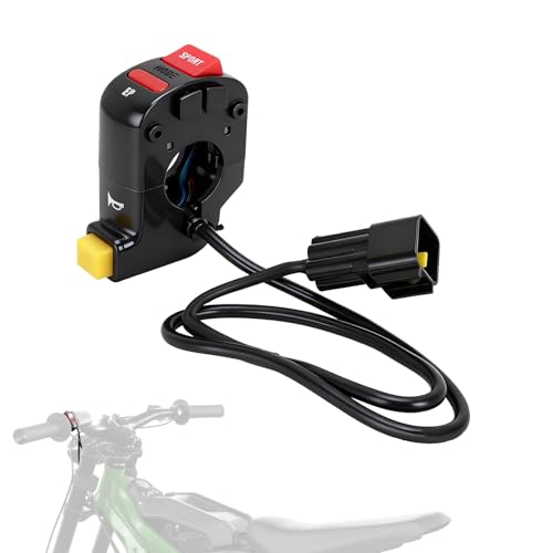 IUVWISN Engine Ignition Stop On-Off Switch for Surron Sur Ron LBX, Electric Dirt Bike Horn Control Switch Button Long-Lasting Easy Installation