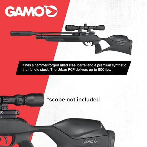 Image of Gamo Urban PCP Bolt Action Air Rifle - .22 Cal - 1100 FPS - Black