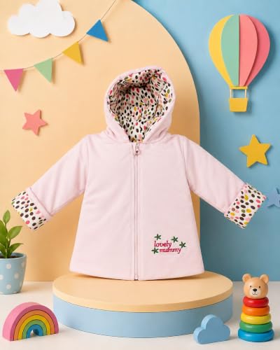 Image of Appukids Full Sleeves Animals Printed Reversible Jacket for Baby Boys Girls Cotton 2 In 1 winter Jacket