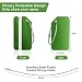 Luggage Tags, 2Pcs Aluminum Alloy Baggage Labels, Suitcase ID Tag Set, Handbag Tag Labels Travel Accessories for Checked Luggage, Hand Luggage and Handbags - Green