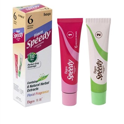 Bigen Speedy Tinte Cabello No. 6 Marrón Medio Pack 6 miniatura 1