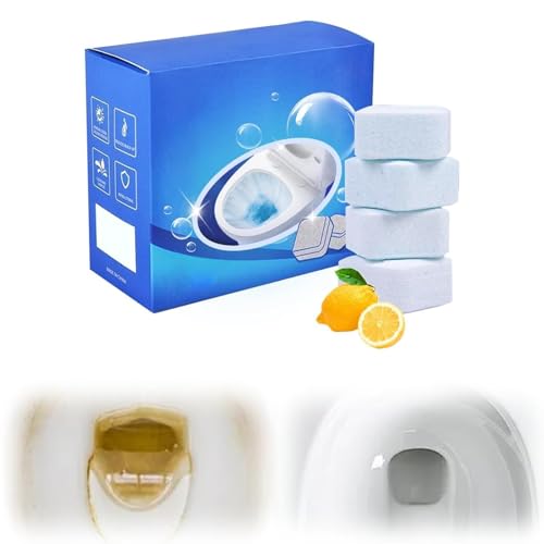 Pastilles nettoyantes ultra-puissantes pour toilettes et canalisations - Paquet de 12 - Désodorisant rafraîchissant pour salle de bain - Nettoyant multi-usages et déboucheur de canalisations
