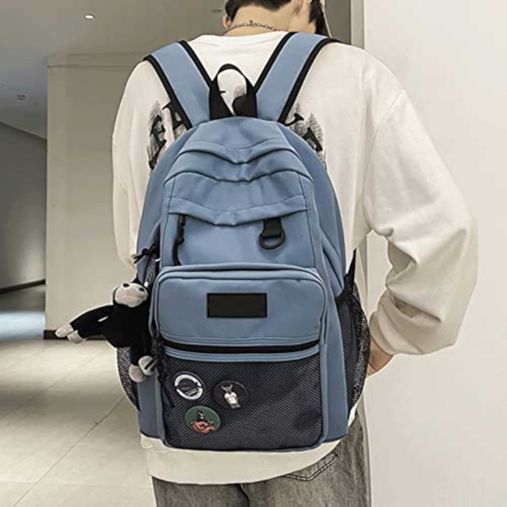 Large Capacity Women's Nylon Travel Backpack, Practical