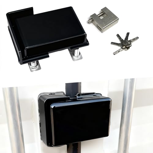Nrovonis Shipping Container Lock Box Black