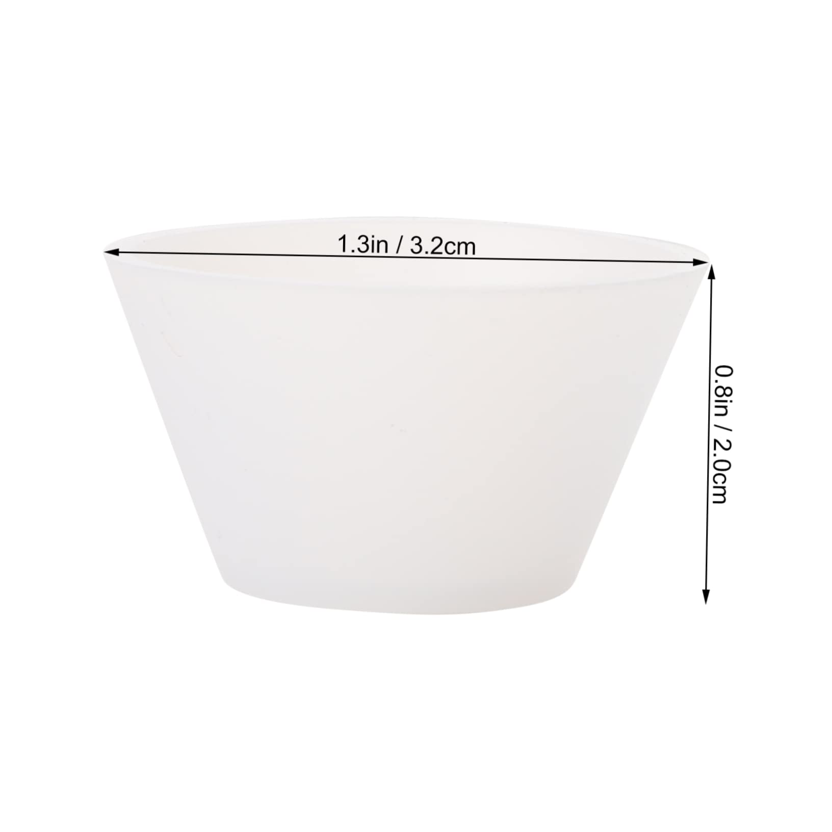 OSALADI 10Pcs Silicone Mixing Cups Reusable DIY Tools for Epoxy Crafts and Easy to Clean for Jewelry Making and Home Projects Food Grade Silicone