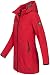 A. Salvarini Damen Softshell Jacke wasserabweisend Outdoor lang AS-131 [AS-131-Rot-Gr.XL]