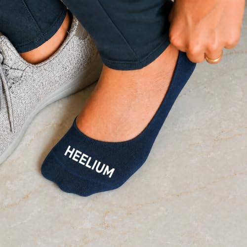 Image of HEELIUM Bamboo No Show Socks for Men | Odour Free & Breathable | 3X Softer Than Cotton Socks | Low Cut Socks | Size (UK 6-10)