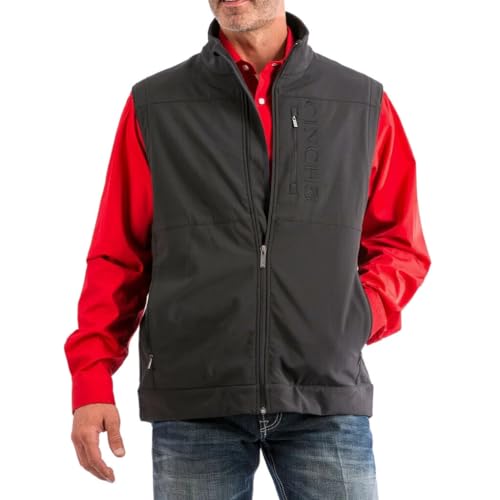 Cinch Men's Bonded Softshell Vest with Concealed Carry Pockets