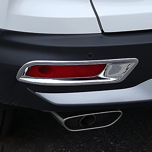 Kadore For Honda Cr-V Crv Ex Ex-L Touring Hybrid 2020 2021 2022 Chrome Rear Fog Lights Lamps Cover Trim Bezel 2-Pc #TOP7