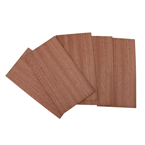 Besstuup 5 Piece Wooden Guitar Headstock String Instruments - Sapele Wood, As Described #TOP7