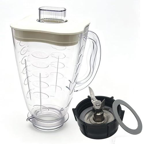 Replacement 5 Cup Clover Shape Plastic Blender Jar Assembly 