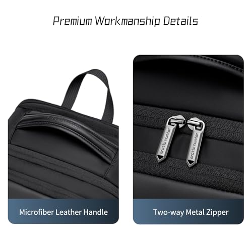 Image of Arctic Hunter Business Backpack for Men Women Nylon 25L Laptop Bag Water Repellent Multiple Pockets 15.6 inch Laptop Compartment Anti Theft for Office Travel College