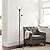 Catalina Lighting 18223-002 Transitional Uplight Floor Lamp with Reading Light, Standing Lamp, Living Room Light, LED Bulb NOT Included,71", Dark Bronze