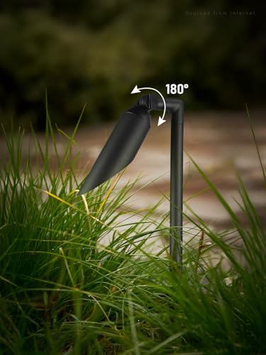 Image of LEONLITE 4-Pack 24Inch Landscape Spotlight with 7W 3000K MR16 Bulbs