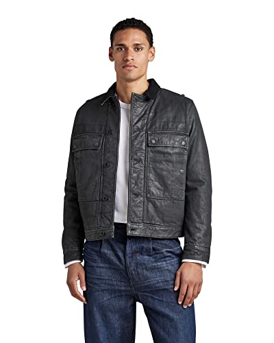 G-Star Raw Utility Flap Pocket Lined Jacke, Chaquetas Para Hombre, Gris Magma Cobler D22113-D189-D360 , Xl G-Star Raw Utility Flap Pocket Lined Jacke, Chaquetas Para Hombre, Gris Magma Cobler D22113-D189-D360 , Xl